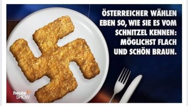 Hakenkreuz-Schnitzel: Tiroler erstattet Anzeige gegen Satire-Sendung