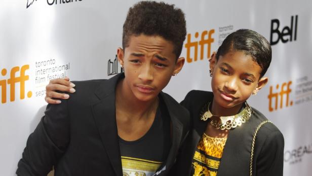 Jaden und Willow Smith posieren auf dem Toronto International Film Festival.