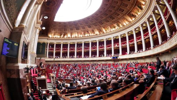 Französische Nationalversammlung.