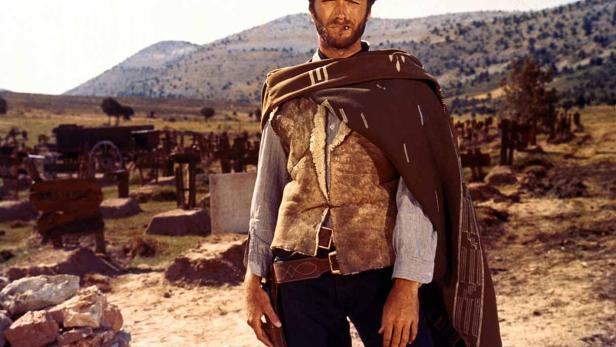 Clint Eastwood als „Blondie“ in einer Szene aus „Zwei glorreiche Halunken“.