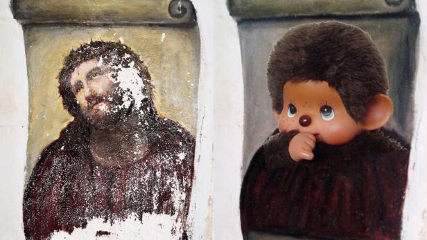 Wer den Schaden hat, braucht für den Spott nicht zu sorgen. Die Geschichte des, nunja, etwas überambitioniert restaurierten Jesus-Fresko in Spanien ging um die Welt und fand so manche Nachahmer.