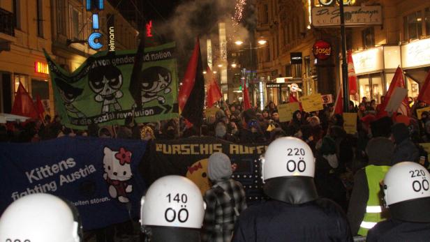 Heißer Protest bei Minusgraden