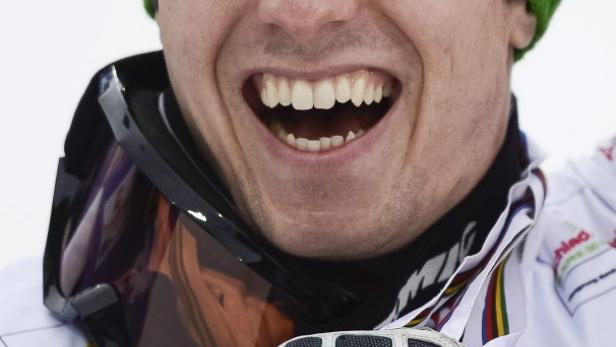 Bei der Heim-WM in Schladming sicherte er sich Gold im Slalom und ...