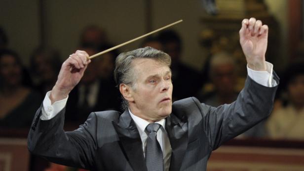 Mariss Jansons bei einem Konzert in Wien