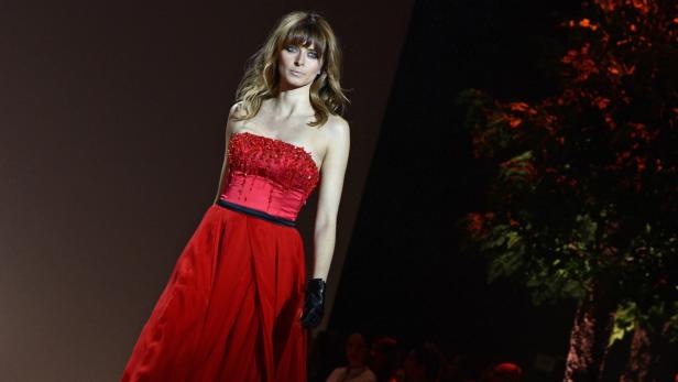 Eva Padberg für Michael Michalsky. Der Designer ist Stargast der Vienna Fashion Week und zeigt seine aktuelle Kollektion.