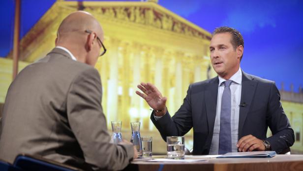 Im ORF-Sommergespräch: Breites Themenspektrum bei „Umfragesieger“ FPÖ-Chef Heinz-Christian Strache