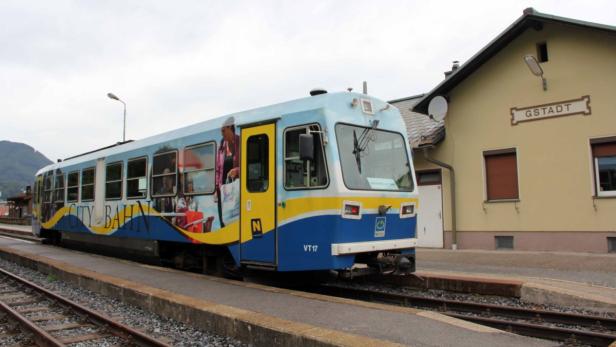 Citybahn im Endbahnhof Gstadt, aber noch immer im Waidhofener Stadtgebiet