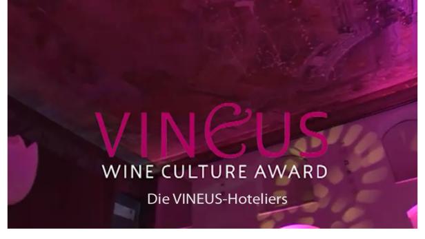 Der VINEUS Wine Culture Award 2012 – die Hoteliers