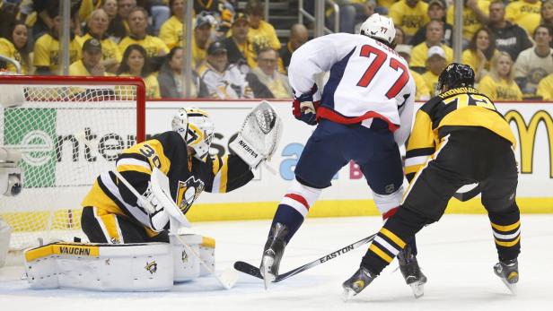 Penguins-Goalie Matt Murray hielt beinahe alles, was auf sein Tor zukam.