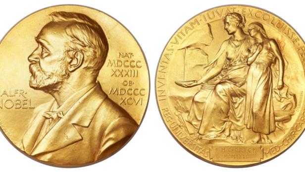 Die Nobelpreis-Medaille von Francis Crick