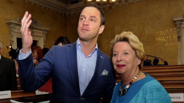 FPÖ-Vizebürgermeister Johann Gudenus mit Ursula Stenzel