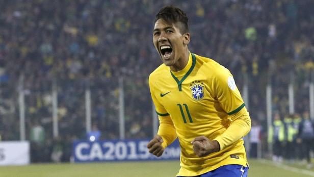 Roberto Firmino spielt derzeit für Brasilien bei der Copa America.