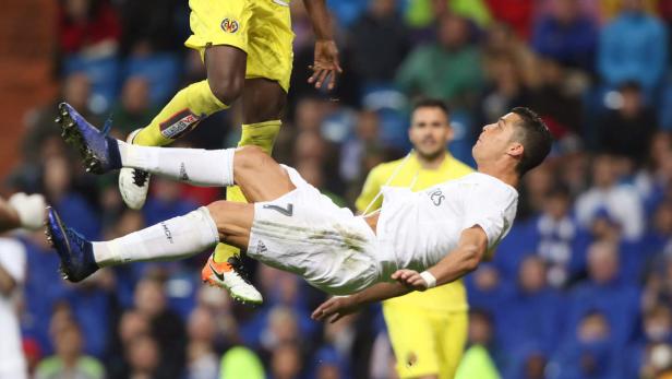 Ronaldo feiert ein Comeback nach seiner Oberschenkelverletzung.