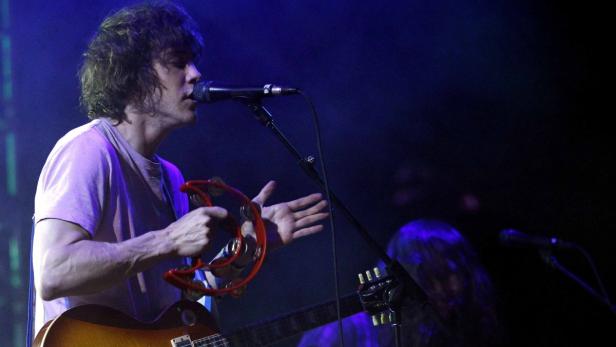 Sänger Andrew VanWyngarden auf einem Bild vom Coachella Music Festival Kalifornien. Am Freitag war er mit seiner Band zu Gast im Wiener Gasometer.