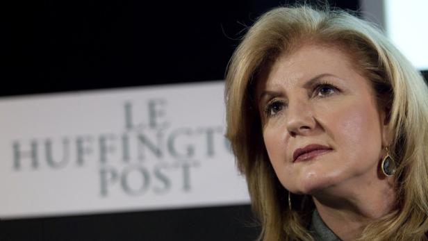 Gründerin Arianna Huffington bei der Huffington Post Frankreich. Nächster Halt: Deutschland