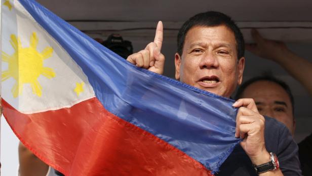 Aussichtsreichster Kandidat: Rodrigo „Digong“ Duterte brüstet sich mit seinen „billigen“ Geliebten