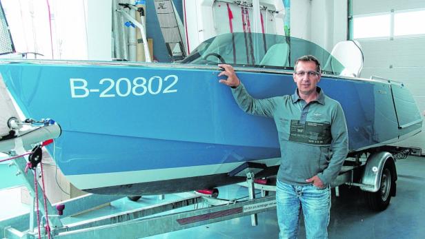 Wolfgang Maletschek ist der größte E-Boot-Verkäufer am See
