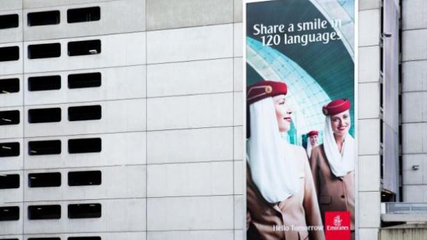 Emirates recycelt Werbesujet