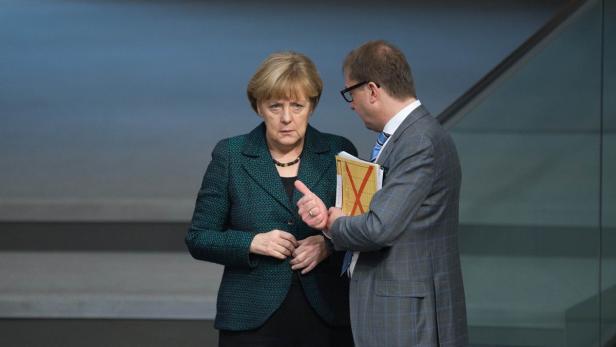 Angela Merkel mit Alexander Dobrindt