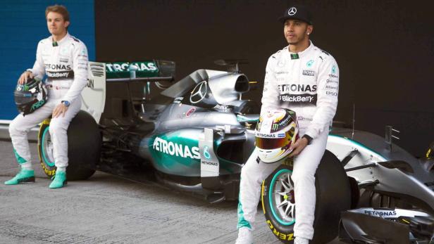 Nico Rosberg und Lewis Hamilton sind vor dem Saisonstart gut in Form.