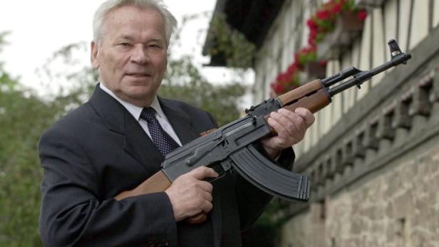 Der 2013 verstorbene Waffenkonstrukteur Michail Timofejewitsch Kalaschnikow.