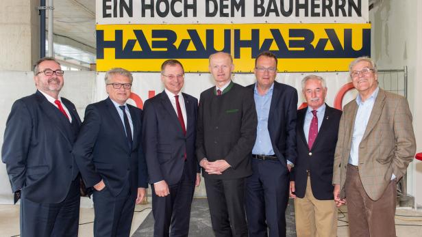 Anton Karner, Klaus Luger, Thomas Stelzer, Franz Gasselsberger, F. Wiltschko , Karl Kletzmaier, Gerold Letzbor (v.l.)