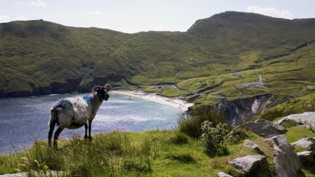 Achill Island, Irlands größte Insel, wo Heinrich Böll sein berühmtes irisches Tagebuch schrieb