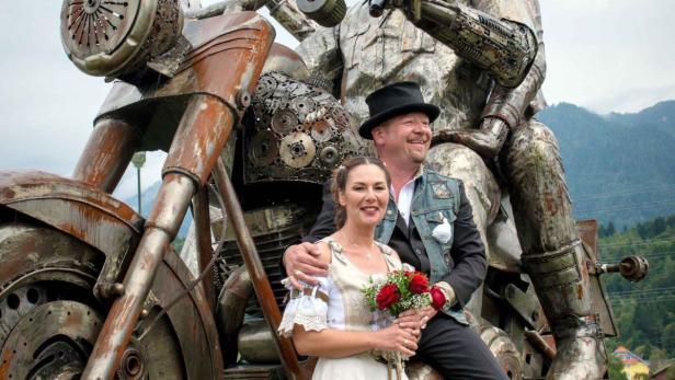 Andrea und Martin aus Deutschland sagten am Faaker See „Ja“.