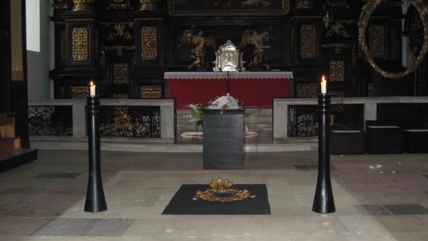 Hier in der Leobener Pfarrkirche wollte eine 22-Jährige Jesus befreien.