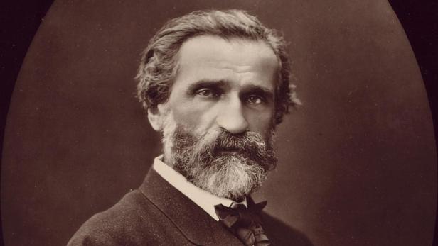Ein Porträt des italienischen Komponisten Giuseppe Verdi.