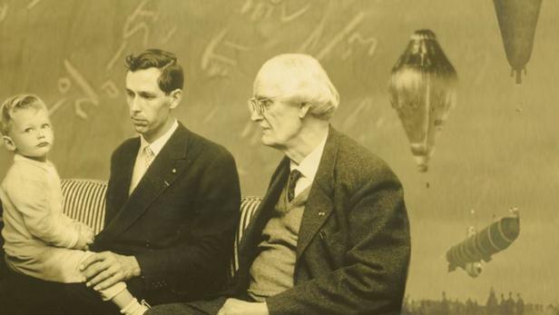 Pioniere seit Generationen: Bertrand, Jacques &amp; Auguste Piccard (v. li.)