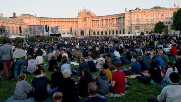 "Fest der Freude" am Heldenplatz