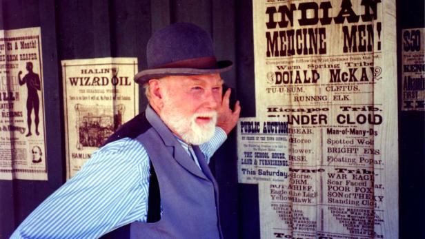 Veteran character actor Harry Carey Jr., is shown in this undated family handout photograph of Carey appearing in Tombstone. Carey appeared in scores of television shows and films including nine of famed movie director John Ford&#039;s classic Hollywood Westerns, has died at age 91, his family said on December 28, 2012. REUTERS/Handout (UNITED STATES - Tags: ENTERTAINMENT OBITUARY) NO SALES. NO ARCHIVES. FOR EDITORIAL USE ONLY. NOT FOR SALE FOR MARKETING OR ADVERTISING CAMPAIGNS. THIS IMAGE HAS BEEN SUPPLIED BY A THIRD PARTY. IT IS DISTRIBUTED, EXACTLY AS RECEIVED BY REUTERS, AS A SERVICE TO CLIENTS