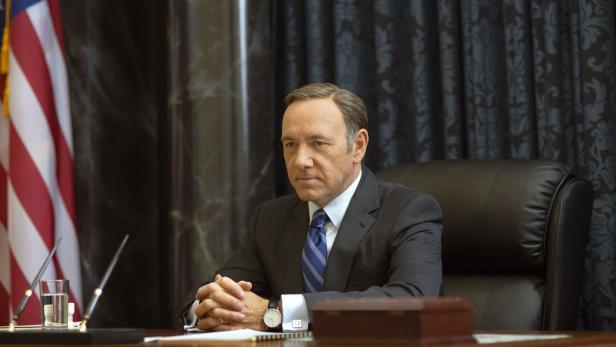 Kevin Spacey als Frank Underwood in der Fernsehserie „House of Cards“.
