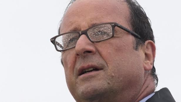 Steht nach Enthüllungen seiner Ex-Frau derzeit mehr denn je im Regen: Präsident Hollande