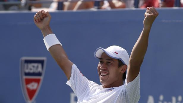 Kei Nishikori darf erstmals Finalluft bei einem Grand-Slam-Turnier schnuppern. Sein Erfolgsgeheimnis heißt Michael Chang.