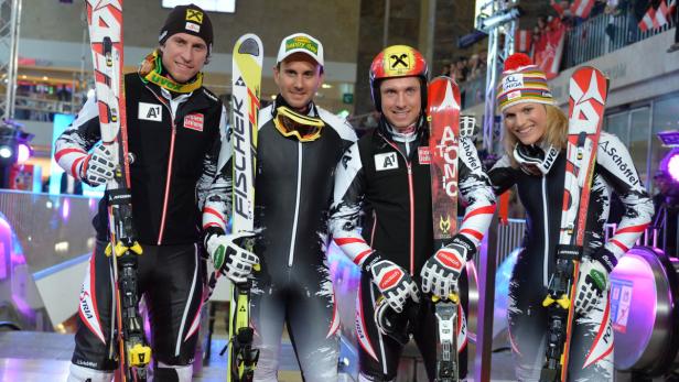 Rot-Weiß-Rot setzt auf Schwarz-Weiß: Der neue Look des Austria-Ski-Teams.