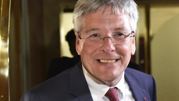 Kärntens SPÖ-Landeschef Peter Kaiser am Tag des Faymann-Rücktritts