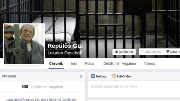 In Ungarn berühmt: Der Facebook-Auftritt der 88-Jährigen