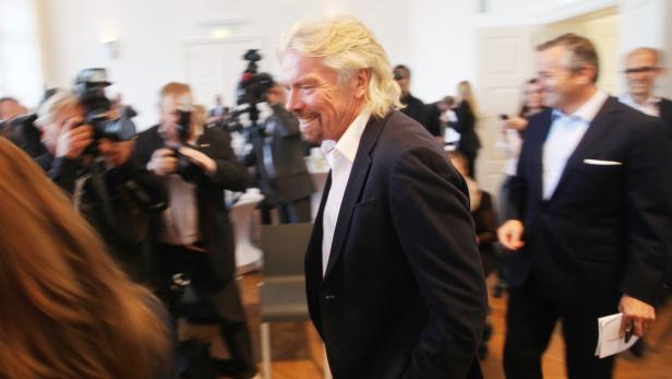 Richard Branson in Wien, auf Einladung der Telekom Austria: Für seinen 45-Minuten-Auftritt erhielt er rund 150.000 Euro