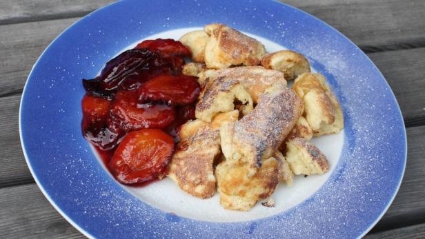 Kaiserschmarrn mit Zwetschkenröster