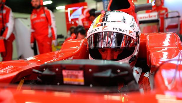 Der vierfache Weltmeister Sebastian Vettel ist bei Ferrari angekommen