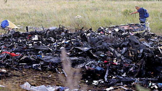 Absturz nahe der Stelle des MH17-Unglücks