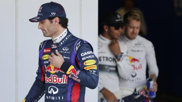 Webber ließ Vettel und Hamilton hinter sich.