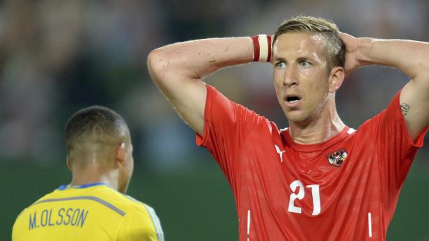 FUSSBALL EM QUALIFIKATION: ÖSTERREICH -SCHWEDEN