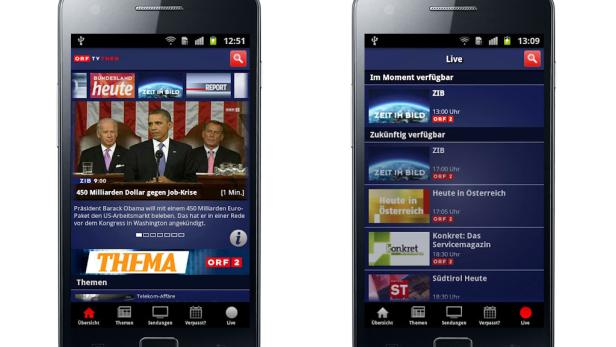 TVThek-App jetzt auch für Android