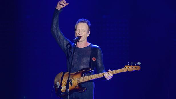 Der britische Sänger und Rockmusiker Sting.