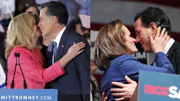 US-Vorwahlen: Santorum bleibt an Romney dran