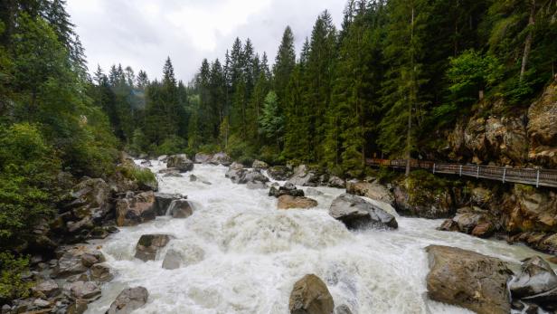 Die Ötztaler Ache würde durch das KW Kaunertal Wasser verlieren.