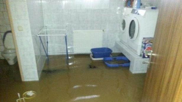 Überflutete Keller im Südburgenland